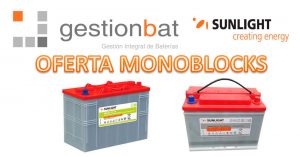 Oferta de baterías industriales monobloc